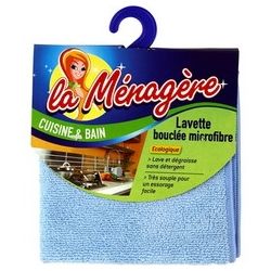 La Menagere Lavette Microfibre Boucle 31X32