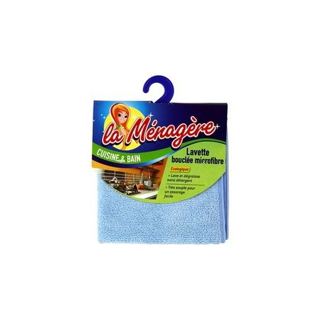 La Menagere Lavette Microfibre Boucle 31X32