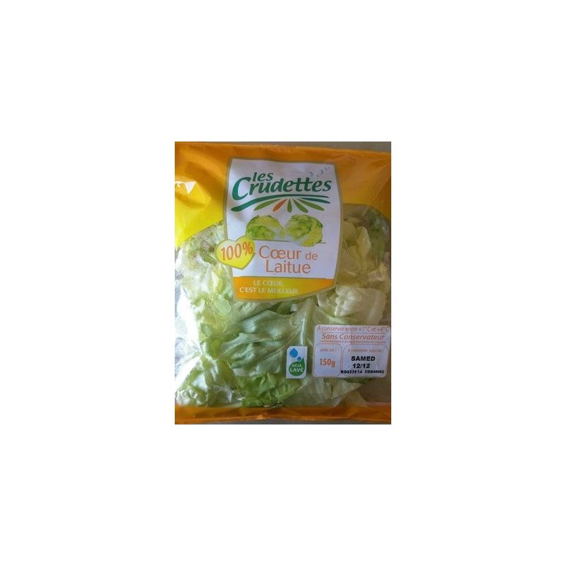 Crudettes Crudett Coeur Laitue 100% 150G