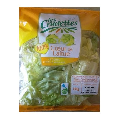 Crudettes Crudett Coeur Laitue 100% 150G