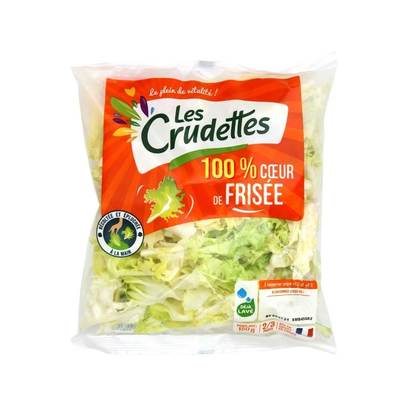 Les Crudettes 150G Frisee 100% Coeur Crudet.