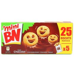 Bn Biscuits Goût Chocolat : Les 5 Sachets De 35 G