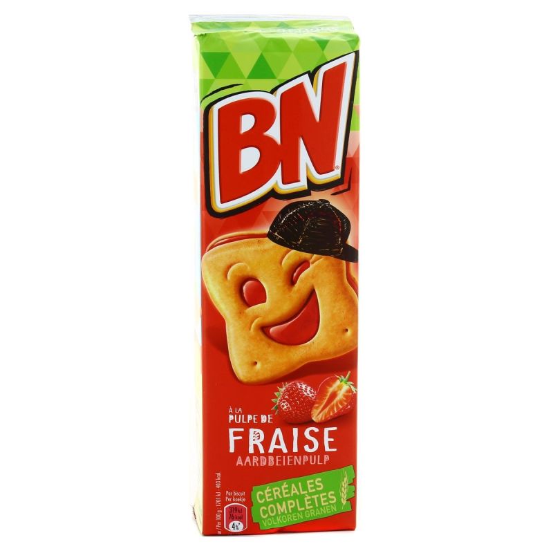 Bn Biscuits Goût Fraise : Le Paquet De 295 G