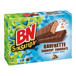Bn Sensation Gaufrette Chocolat 180G