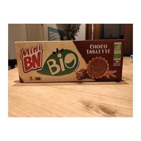 Bn Mini Choco Tablette Bio 120G