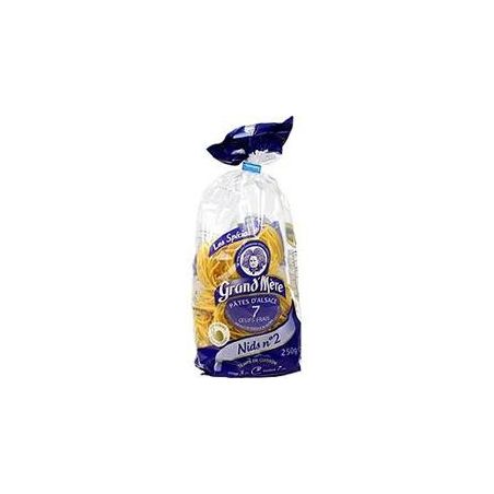 Grand Mere Mère Pâtes D'Alsace Nids N°2 Aux Œufs Frais : Le Sachet De 250 G