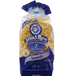 Grand Mere Mère Pâtes D'Alsace Spaetzle Aux Œufs Frais 500G