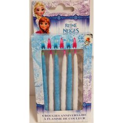 Devineau Disney 6 Bougies Flamme De Couleurs Reine Des Neiges