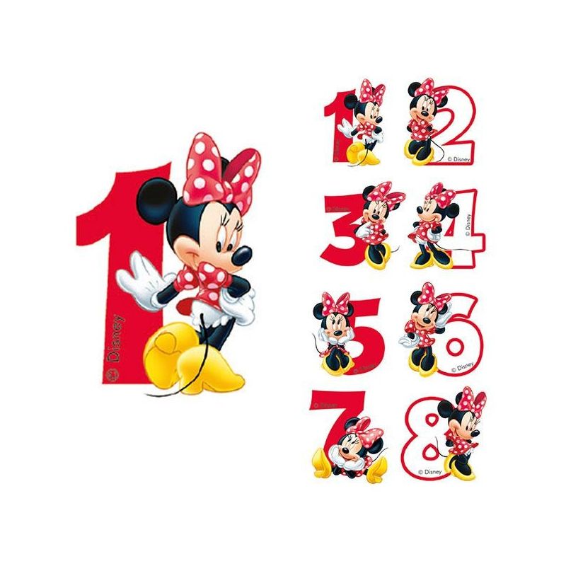 Disney Devineau 6 Bougies Bobèches Minnie Mouse
