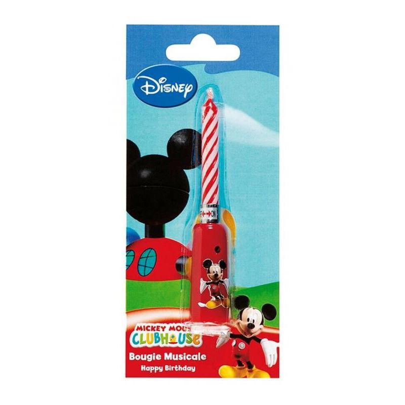 Devineau Disney Bougie Anniversaire Musicale Mickey Mouse