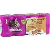 Whiskas Boites Pour Chats Adultes Aux Viandes Et Poissons : Les 4 De 400 G