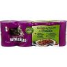 Whiskas Pâtée Pour Chat En Gelée Viandes/4 Variétés : Les 4 Boites De 390 G