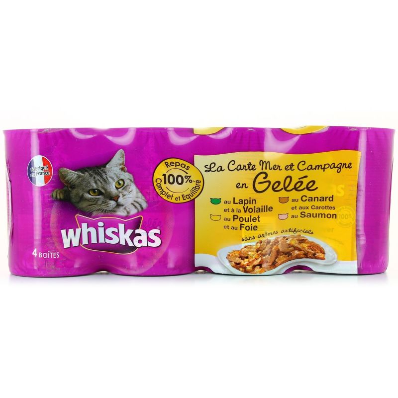 Whiskas Les Panachés En Gelée Boitex4 1.560Kg