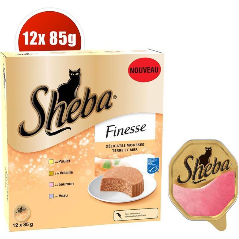 Sheba 12X85G Bq Mousse