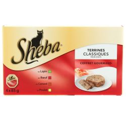 Sheba 4X85G Bq Coffret Gourmand