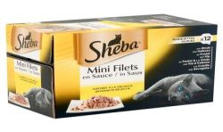 Sheba Barquettes Délices Aux Viandes 4 Variétés En Sauce : Les 12 De 85 G