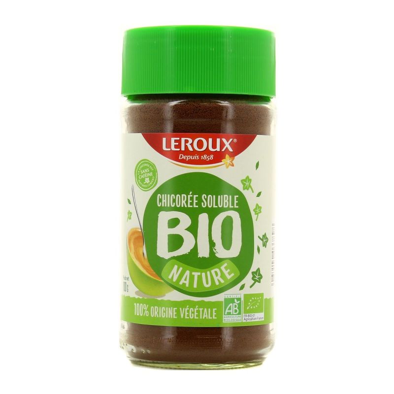 Leroux Chicorée Soluble Nature Bio : Le Pot De 100G