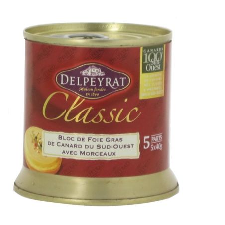 Delpeyrat 200G.Bloc Foie Gr 30% Del