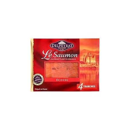 Delpeyrat 130G 4 Tranches Le Saumon Fume Ecosse