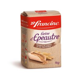 Francine Farine D'Épeautre T80 : Le Paquet D'1Kg