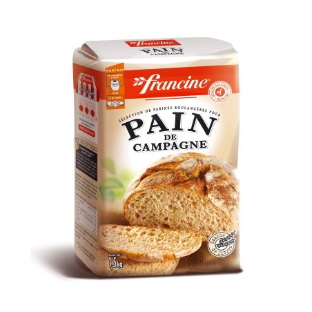 Francine Farine Pain Campagne : Le Paquet De 1,5 Kg