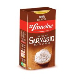 Francine Farine De Sarrasin 100% Blé Noir Multi-Usages 1Kg