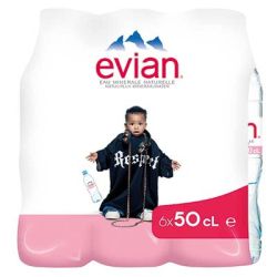 Evian Eau Minérale : Le Pack De 6 Bouteilles 50Cl