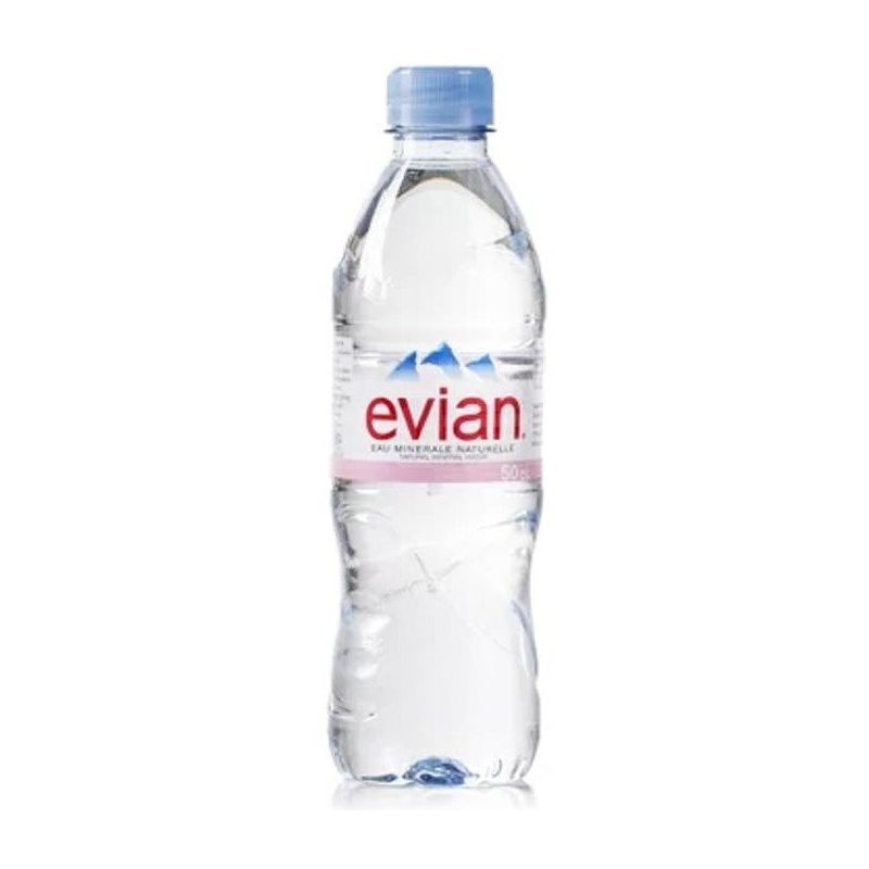 Evian Eau Minérale Naturelle : La Bouteille De 50 Cl