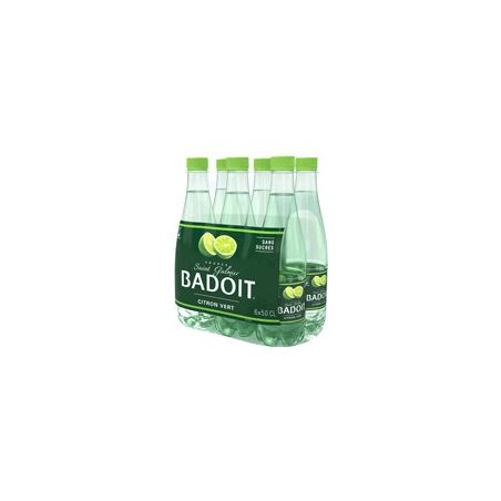 Badoit Pack Bouteille Pet 6X50Cl Eau Citron Vert