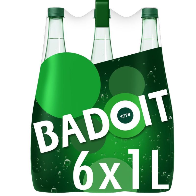 Badoit Eau Gazeuse : Le Pack De 6 Bouteilles D'1L