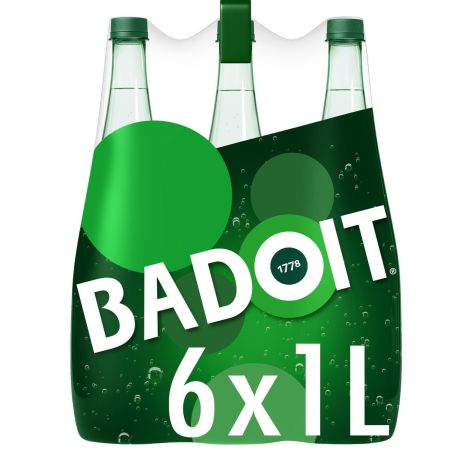 Badoit Eau Gazeuse : Le Pack De 6 Bouteilles D'1L