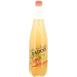 Badoit Boisson Gazeuse Pamplemousse Touche De Citron : La Bouteille D'1L