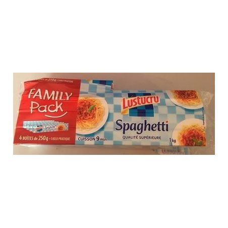 Lustucru Malin Spaghetti 1Kg