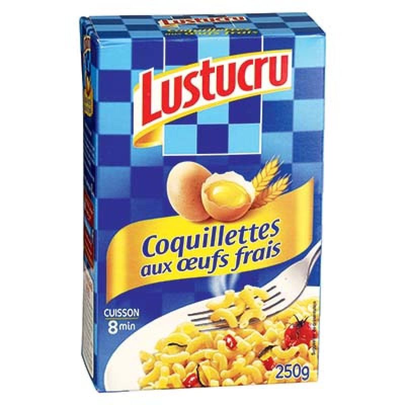 Lustucru Pâtes Coquillettes : La Boite De 250 G