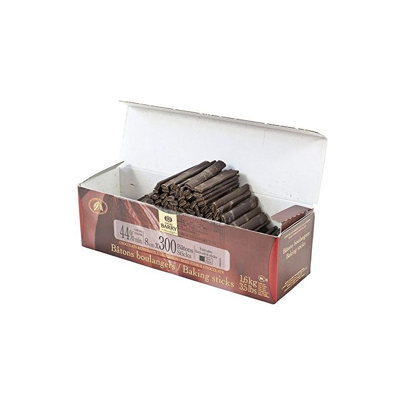 Cacao Barry 300 Batonnets Chocolat Boulanger Extrudes 44%