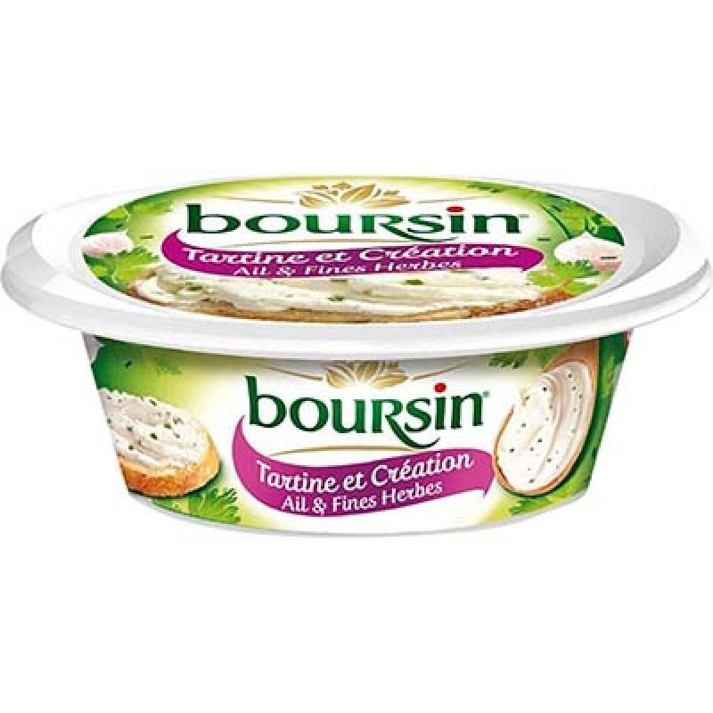 Boursin 125G Tartine Ail Et Fines Herbes