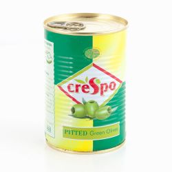 Crespo Olives Vertes Dénoyautées : La Boite De 180 G Net Égoutté
