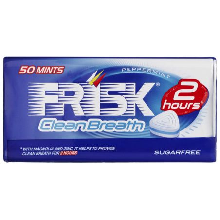 Frisk Bonbons Menthe Sans Sucres : La Boite De 35G