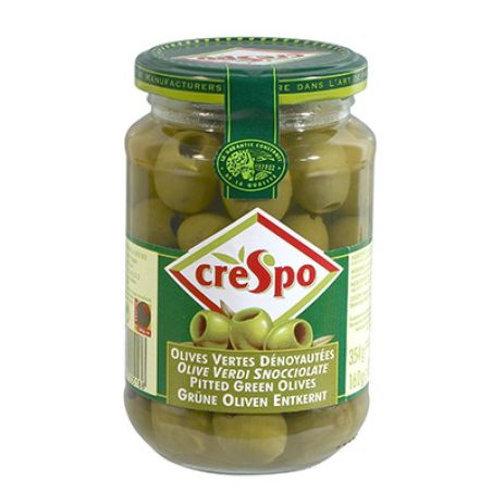Crespo Olives Vertes Dénoyautées En Saumure Bocal 160G