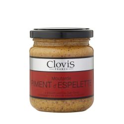 Clovis France Moutarde Au Piment D'Espelette : Le Pot De 200G