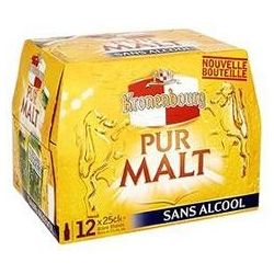 Kronenbourg Pur Malt Biere 0.9%V Bouteille 12X25Cl