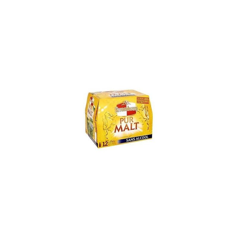 Kronenbourg Pur Malt Biere 0.9%V Bouteille 12X25Cl