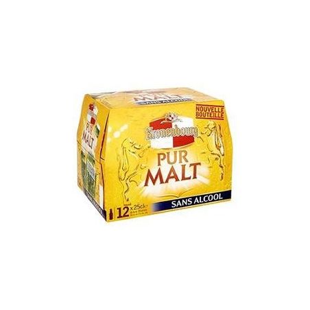 Kronenbourg Pur Malt Biere 0.9%V Bouteille 12X25Cl