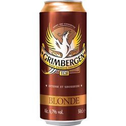 Grimbergen Bière Blonde 6.7% : La Canette De 50Cl