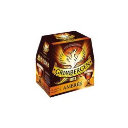 Grimbergen Bière Ambrée : Le Pack De 6 Bouteilles 25Cl