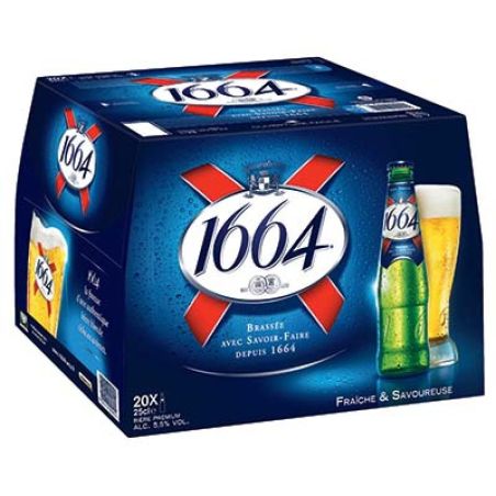 1664 Bière 20X25Cl