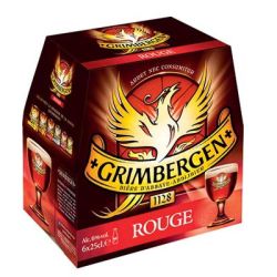 Grimbergen Bière Rouge Aromatisée : Le Pack De 6 Bouteilles 25Cl