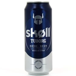 Skøll Bière Aromatisée Ice Berry Tuborg 6% : La Canette De 50Cl