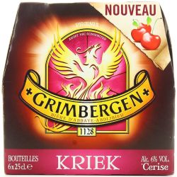 Grimbergen Bière D'Abbaye À La Cerise Kriek : Le Pack 6 Bouteilles De 25Cl