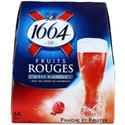 1664 Bière Frts Rges 6X25Cl